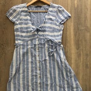 Abercrombie summer striped keyhole sun dress.